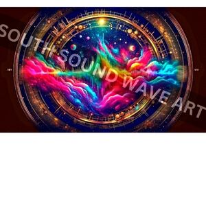 South Sound Wave Art Customized to Your Favorite Song, Colors, and Theme!** 🌟